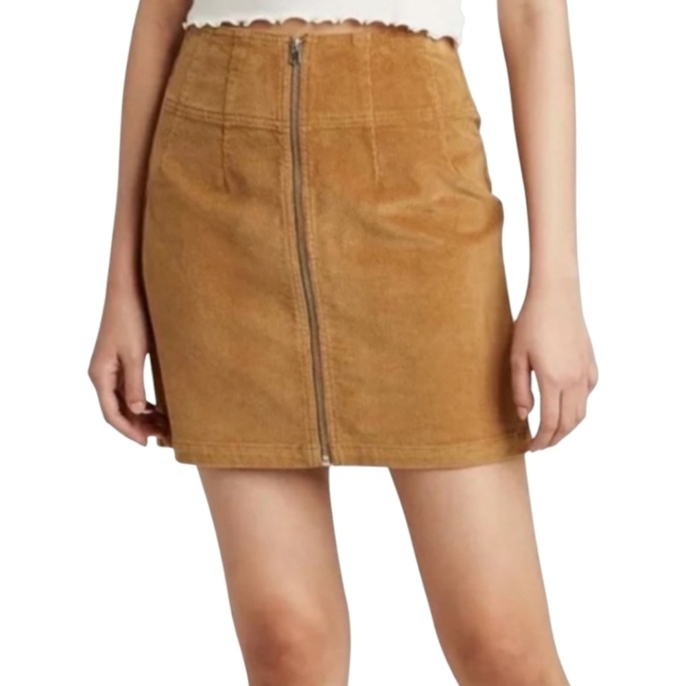 Wild Fable Tan Corduroy Mini Skirt